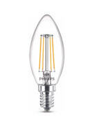 E14 Philips LED Classic E14 LED-lyspærer 4.3W (40W) (Lys, Klart)