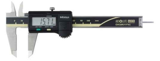 Mitutoyo Absolute Aos Digimatic Skjutmått 500-201-30 0-100mm, 0,01mm, Rund Sticka, Datautgång