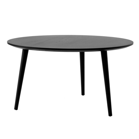 &Tradition In Between salongbord SK15 Ø90 cm Black lacquered oak