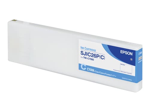 Epson Blekk Cyan Sjic26p - Colorworks Tm-c7500