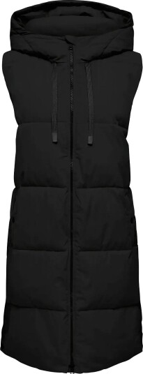 JDY Jdyblair Long Hood Waistcoat Otw Noos Black XL