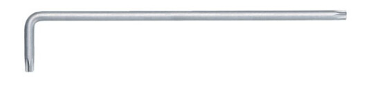Ks Tools 151.3171, L-Torx-Nøkkel, T8, Metallisk, Stål, 80 Mm, 120 Mm