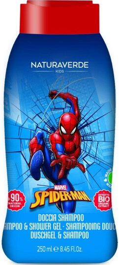 Naturaverde Kids Spiderman Shampoo & Shower Gel 250 ml