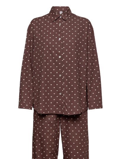 Becksöndergaard Amor Pyjamas Set - Brown - XS