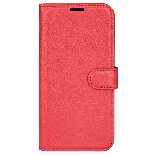INCOVER Xiaomi 14 Pro Kunstskinn Deksel m. Lommebok & Stativ - Rød