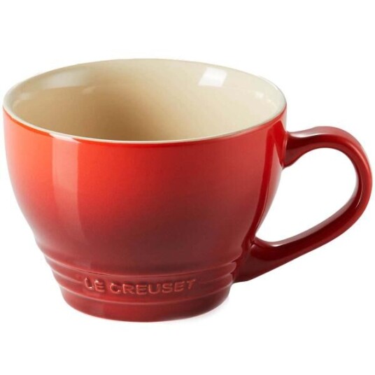 Le Creuset   Jumbo kaffekopp 40 cl Cerise