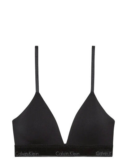 Calvin Klein Lightly Lined Triangle Black XL Calvin Klein Lightly Lined Triangle Black XL