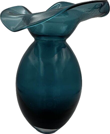 Magnor Iris vase 30 cm teal Magnor Iris vase 30 cm teal