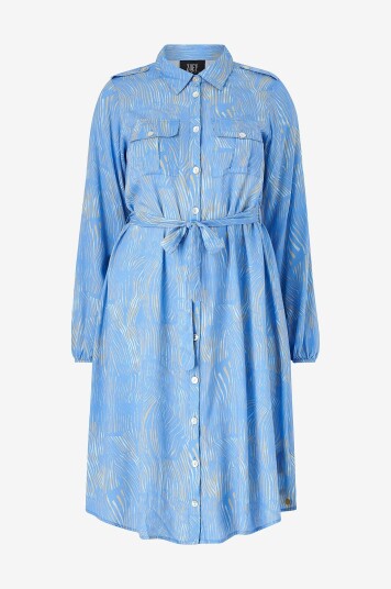 ZOEY - Skjortekjole Jane Dress - Blå