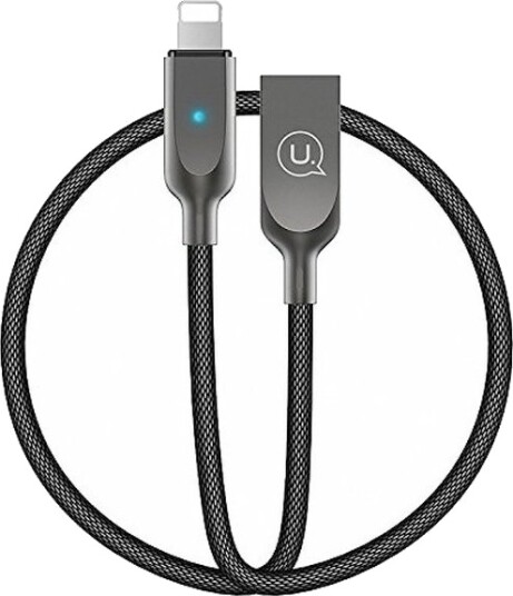 Usams Usb-A Lightning Usb-Kabel 1,9 M Svart Ipysusb201