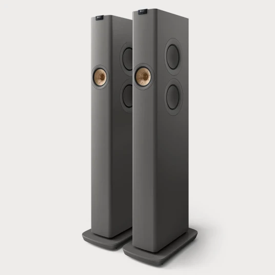 KEF LS60 Wireless + KEF Mu7 Titangrå KEF LS60 Wireless + KEF Mu7 Titangrå