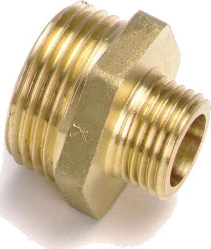 Isiflo overgang ansatsnippel G1/4" x G1/8" messing