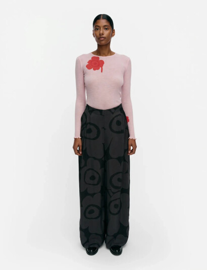 Marimekko Nähtävyys Unikko Black 34