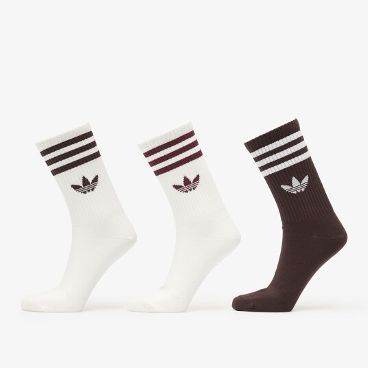 Sokker adidas 3S Crew Sock 3P Off White/ Auco/ Off White L
