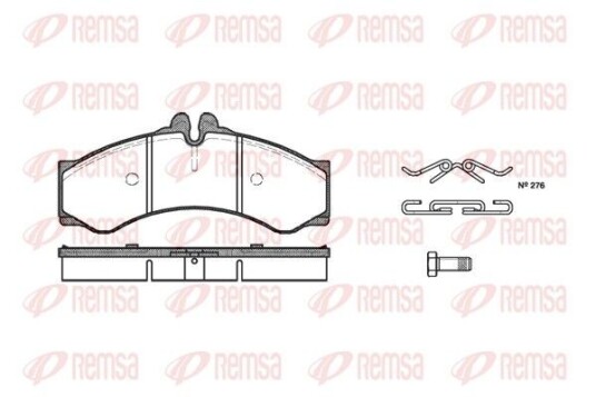 Bremseklosser REMSA 0614.00