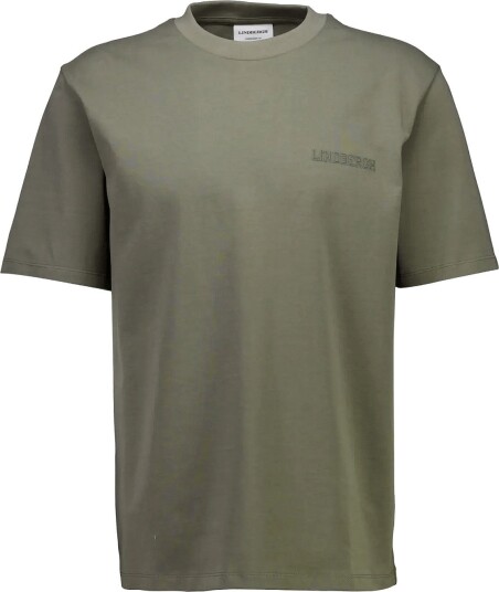 Lindbergh Oversized Logo Tee S/S Khaki green S