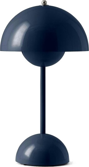 Flowerpot VP9 Bordlampe Bærbar Steel Blue