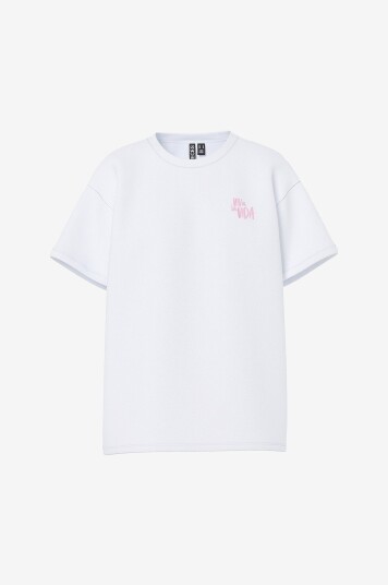 pieces T skjorte pcAlifi Fasttrack SS Oversize Tee J Hvit pieces T skjorte pcAlifi Fasttrack SS Oversize Tee J Hvit