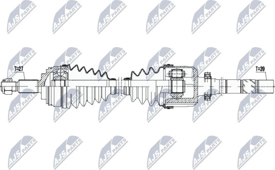 Nty Drivaksel NTY NPW RE 085 Nty Drivaksel NTY NPW RE 085
