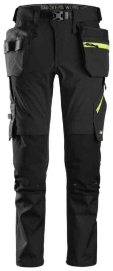 Snickers Håndverksbukse 6940 Flexiwork Unisex, Str. C44, Sort