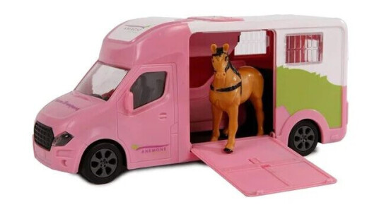 Kids Globe Die-cast Horse Truck Light and Sound 1:32 Kids Globe Die-cast Horse Truck Light and Sound 1:32