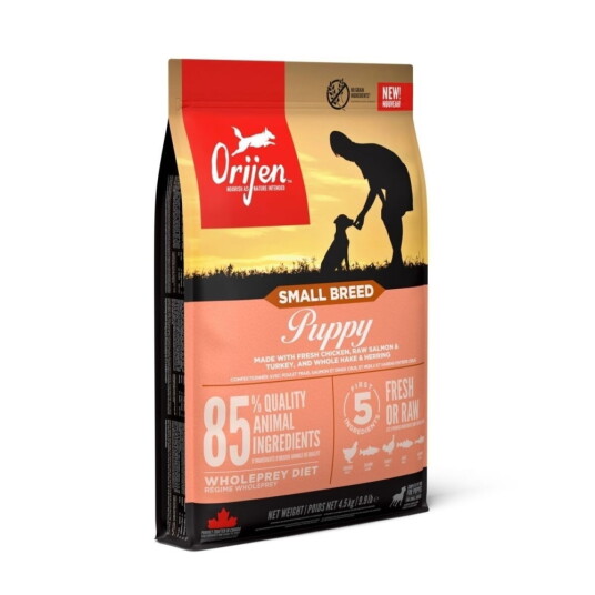 ORIJEN Valpefôr for Liten Rase 4,5 kg - Tørrfôr til Valper