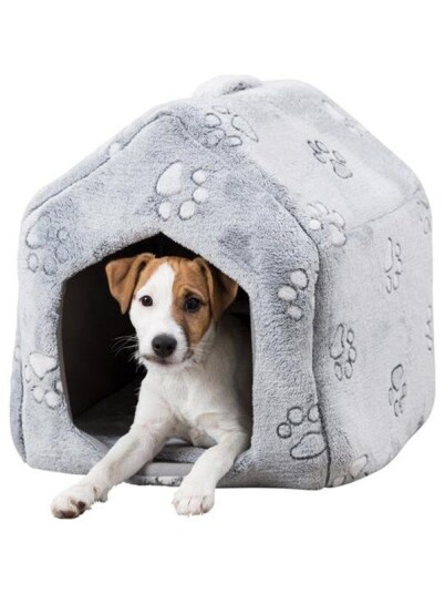 Trixie Nando Hundeseng 40x45 cm Lys Grå med Fleece og Polyester Trixie Nando Hundeseng 40x45 cm Lys Grå med Fleece og Polyester