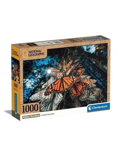 Clementoni Jigsaw Puzzle National Geographics - Butterfly 1000 pcs. Gulv