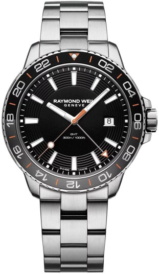 Raymond Weil Herreklokke 8280 ST2 20001 Tango Sort/Stål Ø42 mm Raymond Weil Herreklokke 8280 ST2 20001 Tango Sort/Stål Ø42 mm