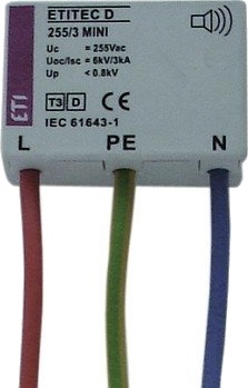 Eti-Polam Overspenningsvern Modul Mini Etitec D 255/3 Eti-Polam Overspenningsvern Modul Mini Etitec D 255/3