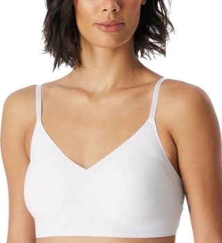 Schiesser BH Invisible Soft Bustier Padded Bralette Hvit 38 Dame Schiesser BH Invisible Soft Bustier Padded Bralette Hvit 38 Dame