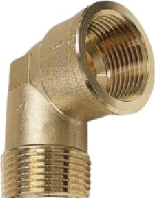 Purafit Vinkl.1.1/2 Mf/Np.90° .Siliciumbronze.Blyfri.