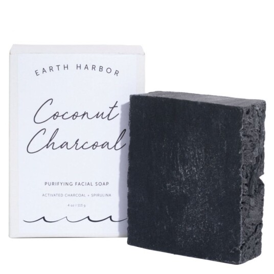Earth Harbor Coconut Charcoal Purifying Facial Soap 113g Earth Harbor Coconut Charcoal Purifying Facial Soap 113g