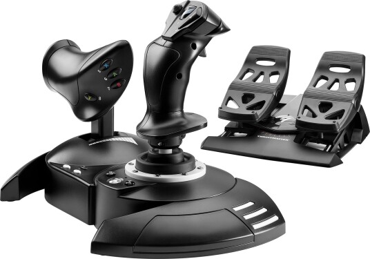 Thrustmaster T-Flight Full Kit X Kontrollspak gasspjeld og pedaler kablet for PC Microsoft Xbox One Microsoft Xbox Series S Microsoft Xbox Series X