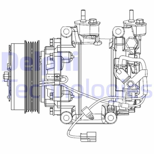 AC kompressor DELPHI CS20510 AC kompressor DELPHI CS20510