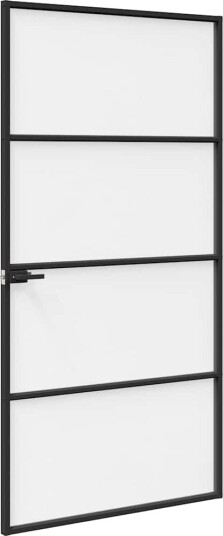 vidaXL Hjemmedør 102 x 201.5 x 3.5 cm Aluminium og Herdet Glass vidaXL Hjemmedør 102 x 201.5 x 3.5 cm Aluminium og Herdet Glass