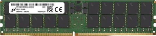 Micron DDR5 DIMM 64GB 6400MHz ECC REG MTC40F2046S1RC64BH1T