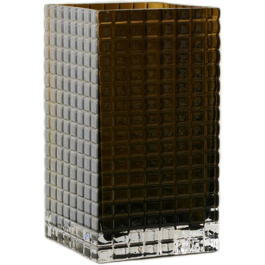 Louise Roe City Hurricane Vase Olive