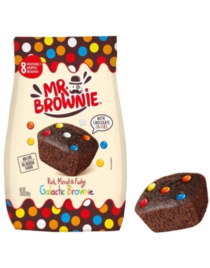 Mr. Brownie"s Galactic Brownies   Brownies med Fargerike Sjokoladebiter 200 gram