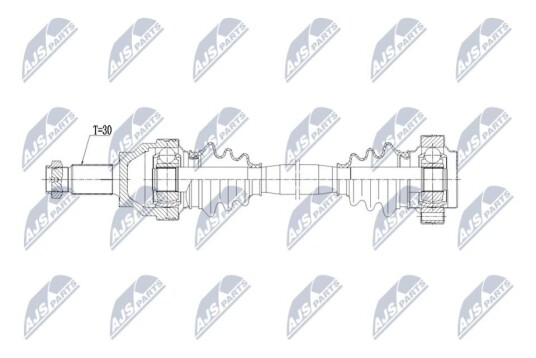 Nty Drivaksel NTY NPW BM 213 Nty Drivaksel NTY NPW BM 213
