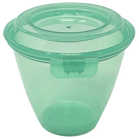 Contacto Gjenbrukbart beger Eco-Takeout med lokk 175 ml; 175ml, 9x7.8 cm (ØxH); Grønn; Rund; 12 Stykk / Forpakning Contacto Gjenbrukbart beger Eco-Takeout med lokk 175 ml; 175ml, 9x7.8 cm (ØxH); Grønn; Rund; 12 Stykk / Forpakning