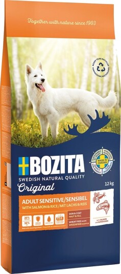 Bozita Tørrfôr Adult Original Sensitive Skin & Coat Med Laks Og Ris Uten Hvete 2 X 12 kg Bozita Tørrfôr Adult Original Sensitive Skin & Coat Med Laks Og Ris Uten Hvete 2 X 12 kg