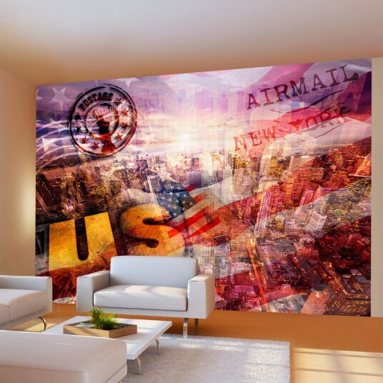 Fototapet New York Patriotic Theme 350x245 - Artgeist sp. z o. o.