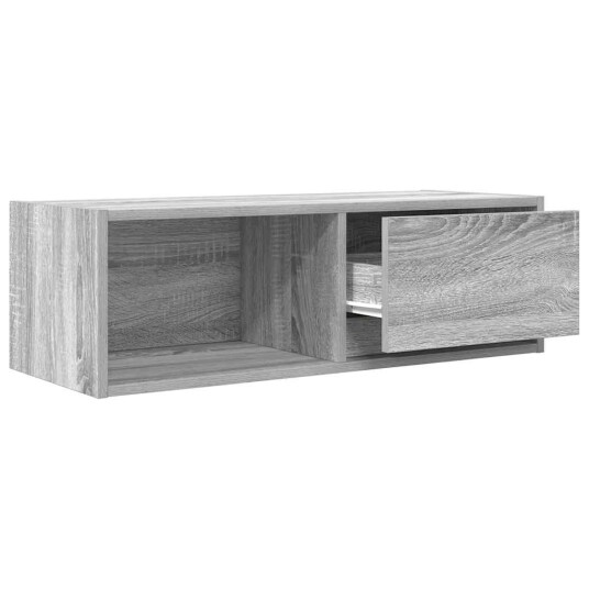 TV benk grå sonoma 80x31x25,5 cm konstruert tre TV benk grå sonoma 80x31x25,5 cm konstruert tre