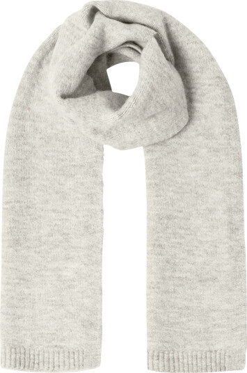 LMTD Nlflodet Knit Scarf White ONE SIZE LMTD Nlflodet Knit Scarf White ONE SIZE
