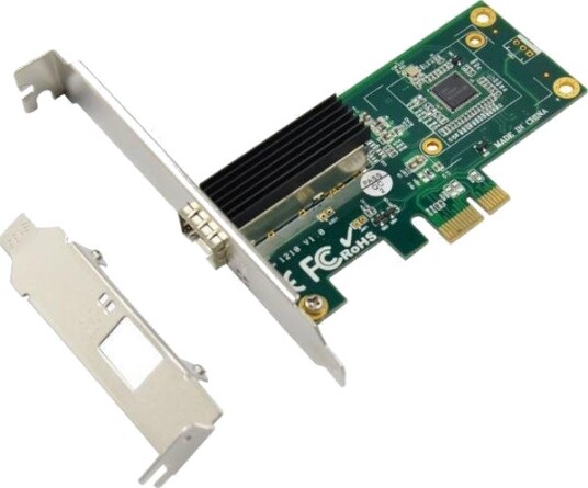 MicroConnect Intel I210 - nettverksadapter - PCIe 1.1 - SFP (mini-GBIC)