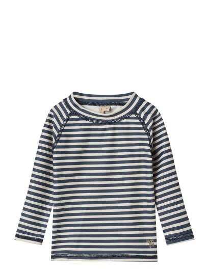 Wheat Swim T Shirt L/S Dilan   Navy   62