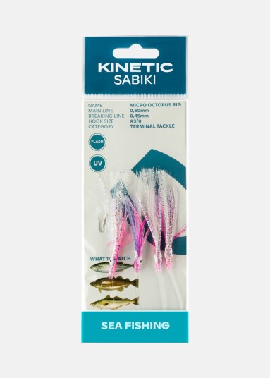 Kinetic Sabiki Micro Octopus Chartreuse Uv Kinetic Sabiki Micro Octopus Chartreuse Uv