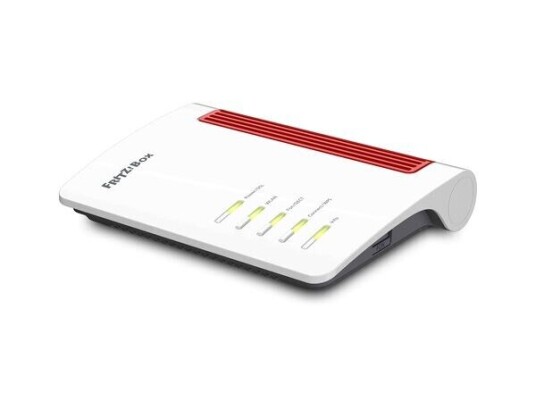 AVM Fritz!Box 7530 AX Wi-Fi 6 Trådløs Ruter med 4-Portssvitsj og DECT Adapter Hvit