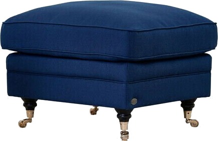 Howard Heritage fotskammel indigo
